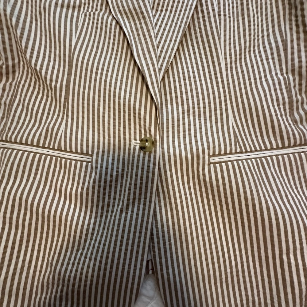 Seersucker Blazer - Picture 3 of 5